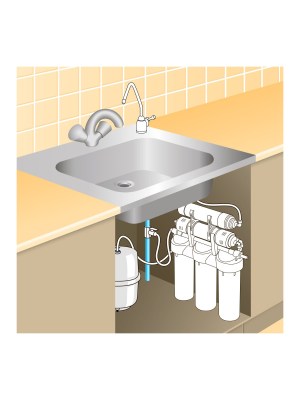 Фильтр Prio Новая Вода Praktic Osmos OU390 для очистки воды